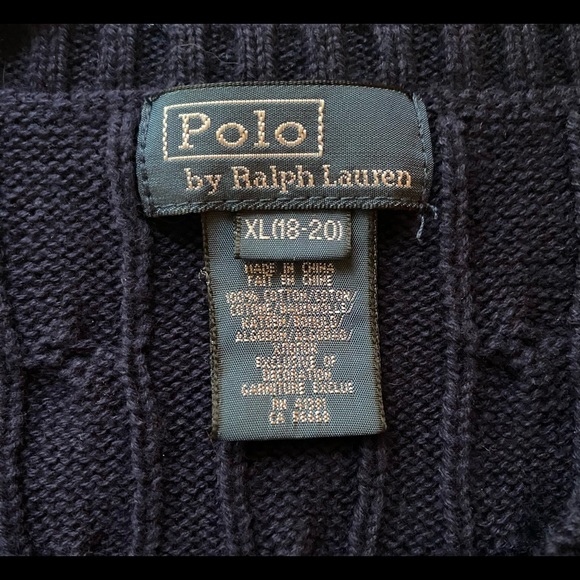 Polo Ralph Lauren sweater vest XL(18-20) - Picture 2 of 3